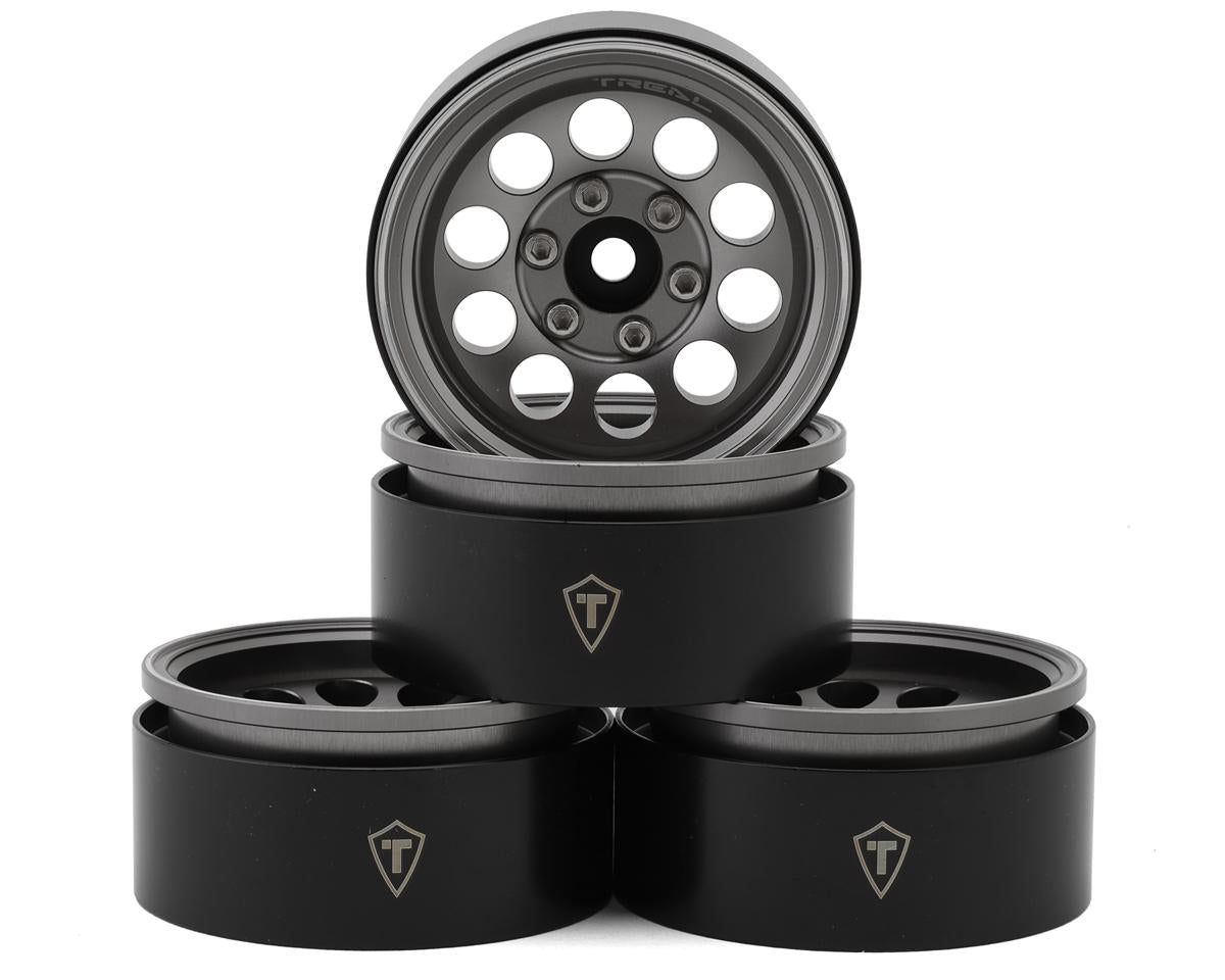 Type F 1.9" 10-Hole Beadlock Wheels (Grey) (x4)