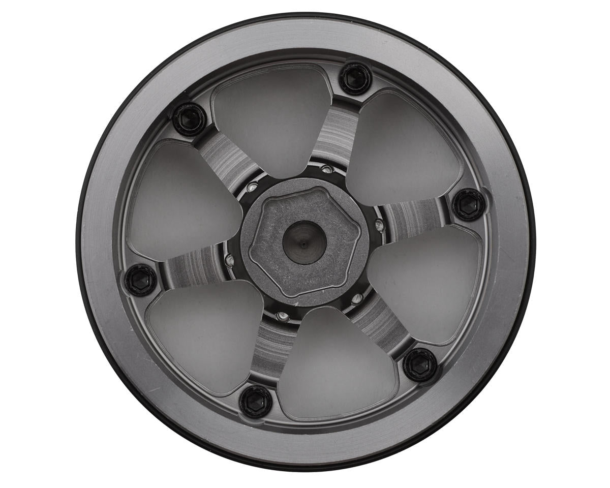 Type 4P 1.9" 6-Spoke Beadlock Wheels (Titanium) (4)