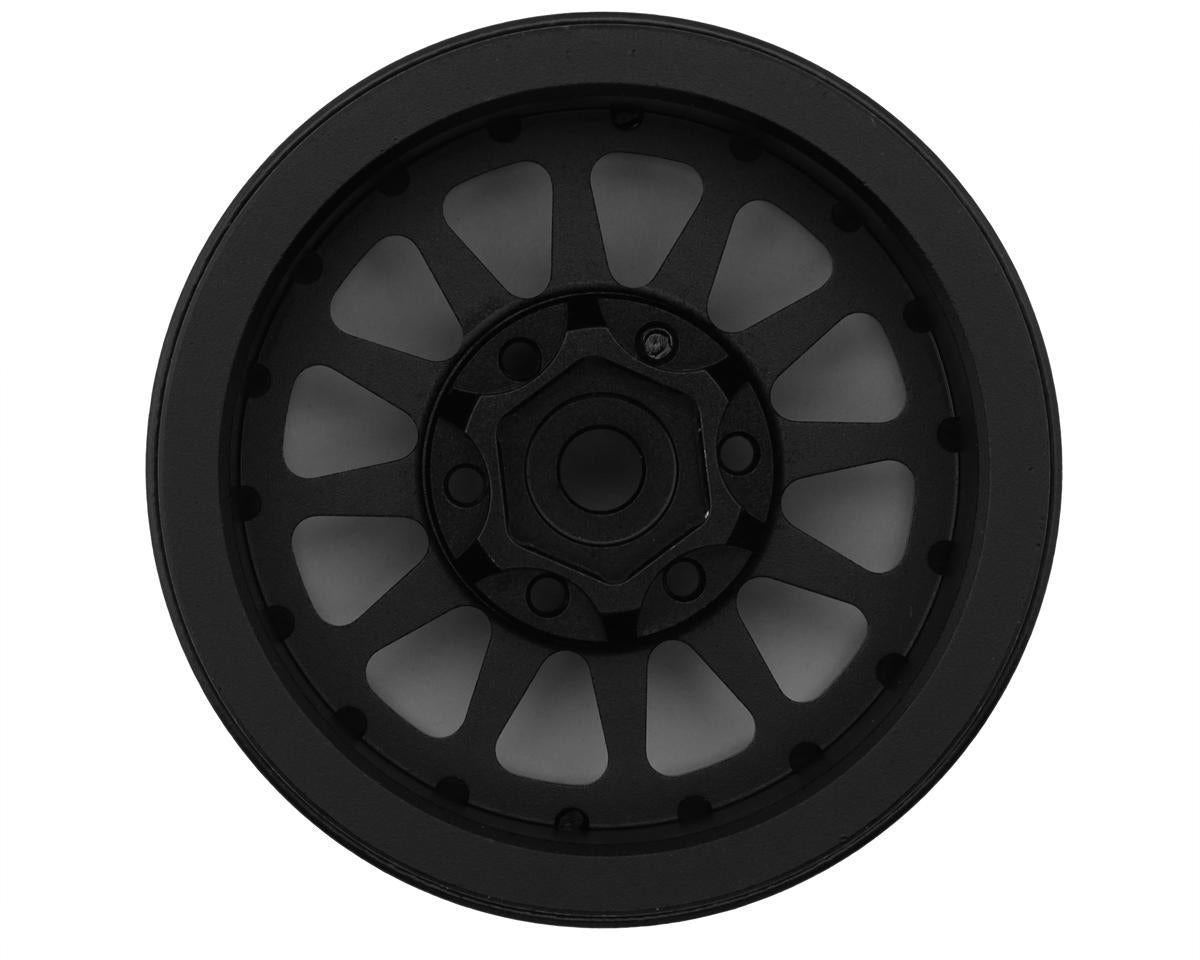 Type D 1.9" 12-Spoke Beadlock Wheels (Black/Blue) (x4)