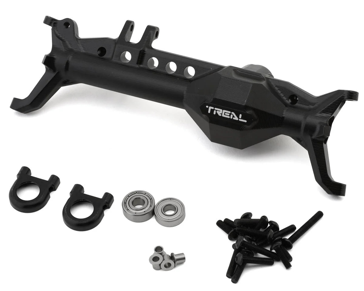 Vanquish VRD/VS4-10 7075 Aluminum Front Portal Axle Housing (Black)