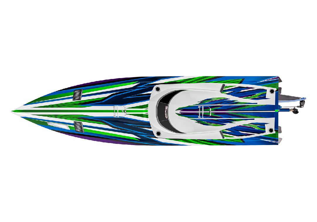 Spartan SR 36" Race Boat with Self-Righting - Green