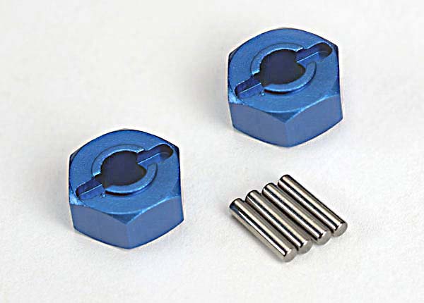 12mm Hex Aluminum Wheel Hub (Blue)