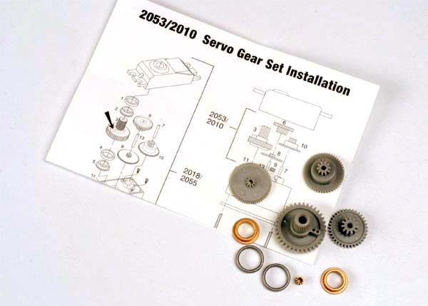Plastic Servo Gear Set (TRA2055/2056)