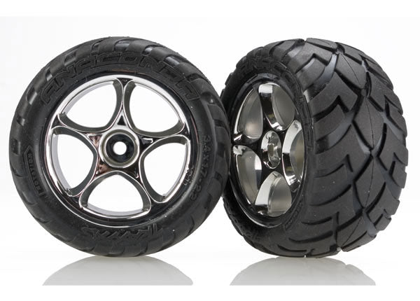 Anaconda Rear Tires w/Tracer Wheels (x2) - Chrome