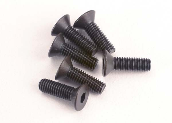 3X10mm Countersunk / Flat Head Screws (x6)