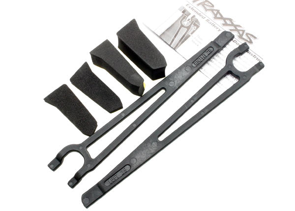 Tall Battery Hold Downs ,Multi-Cell Pack (E-Maxx) (x2)