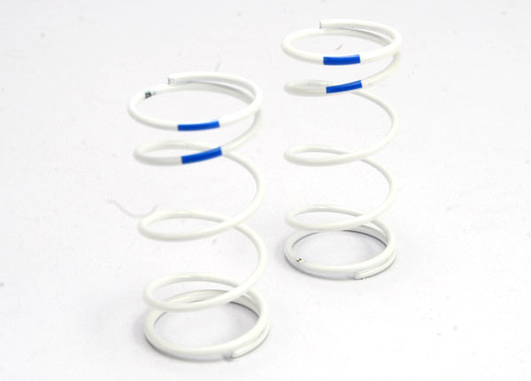 Spring, shock (white) (GTR) (rear) (1.6 rate blue) (x2)