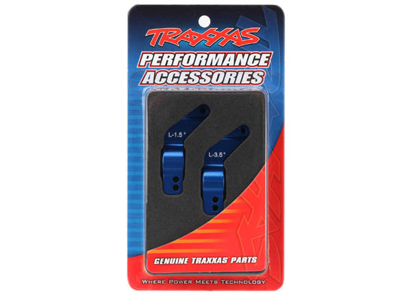 Axle Carriers - Rear - Aluminum - Left & Right (Blue-Anodized)