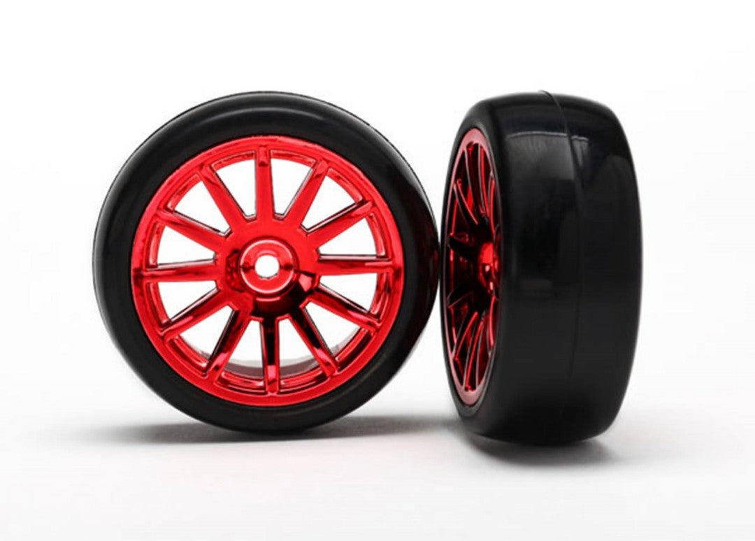 Tires & wheels - assembled - glued - LaTrax