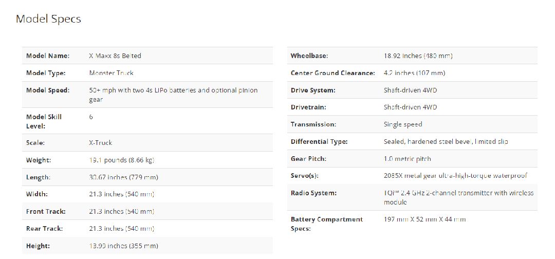 X-Maxx VXL-8s Brushless Monster Truck - Blue