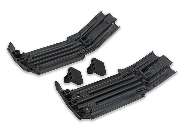 X-Maxx Front & Rear Skidplate w/Rubber Impact Cushion