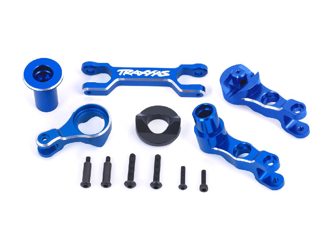 Steering Bellcranks - Left & Right / Draglink (Blue - Aluminum)