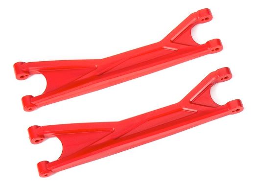 Suspension arms upper Red left/right front/rear (2