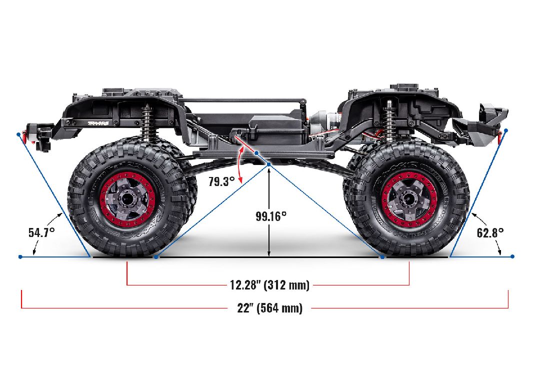 TRX-4 Sport High Trail - Metallic Blue with FREE WINCH