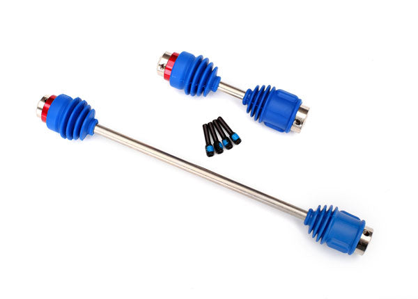 Driveshafts, center E-Revo , steel constant-velocity, Front and Rear