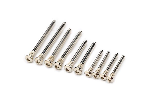 Suspension pin set, extreme heavy duty, complete (front and rear)