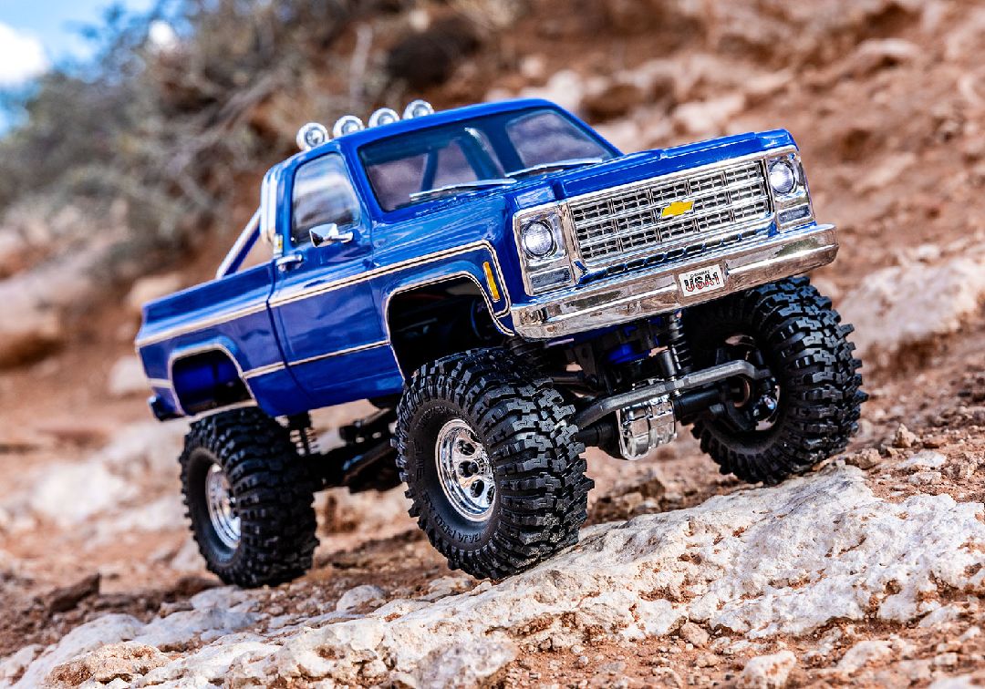Traxxas 1/18 TRX-4M Chevrolet K10 High Trail Truck - BLUE