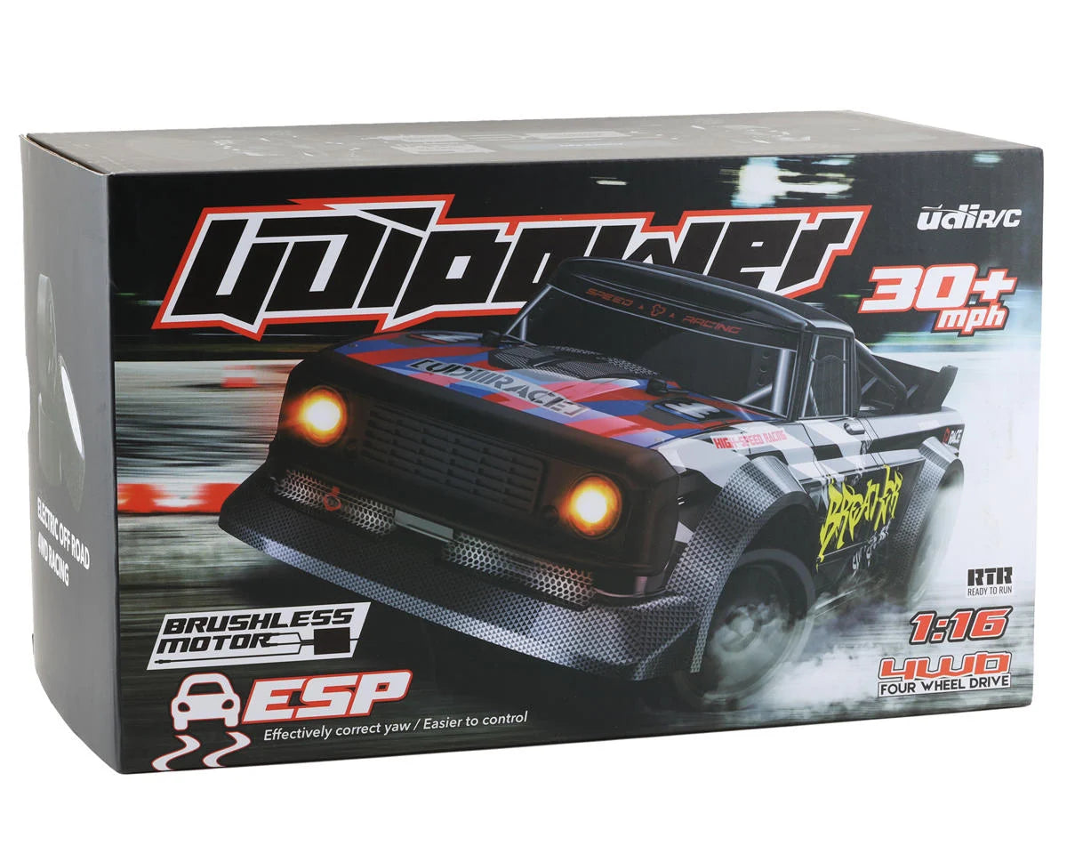 Breaker Pro Brushless 1/16 4WD RTR On-Road RC Truck w/Drift Tires