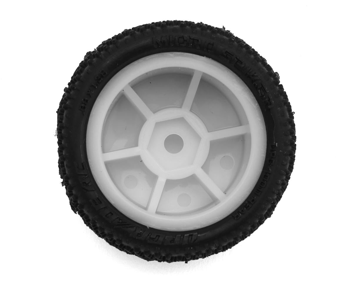 Micro Spiker Pre-Mounted Carpet Tires for Losi® Micro-T (White) (4)