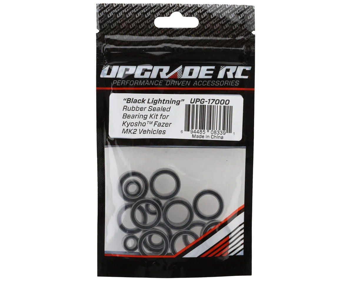 "Black Lightning" Rubber Sealed Bearing Kit for Kyosho Fazer Mk2