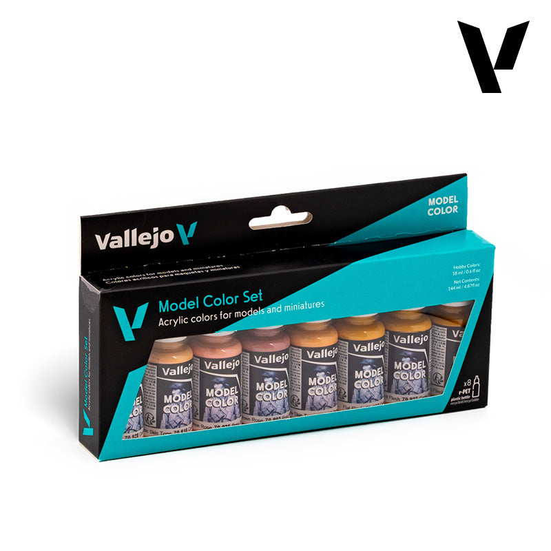 Face and Skin Tones Model Color Paint Set