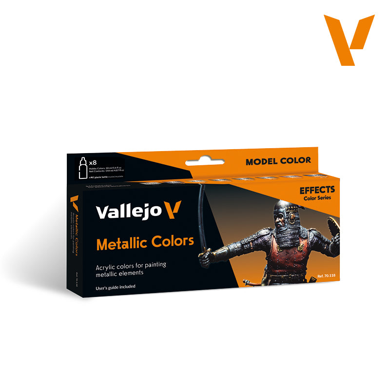 Metallic Model Color Paint Set