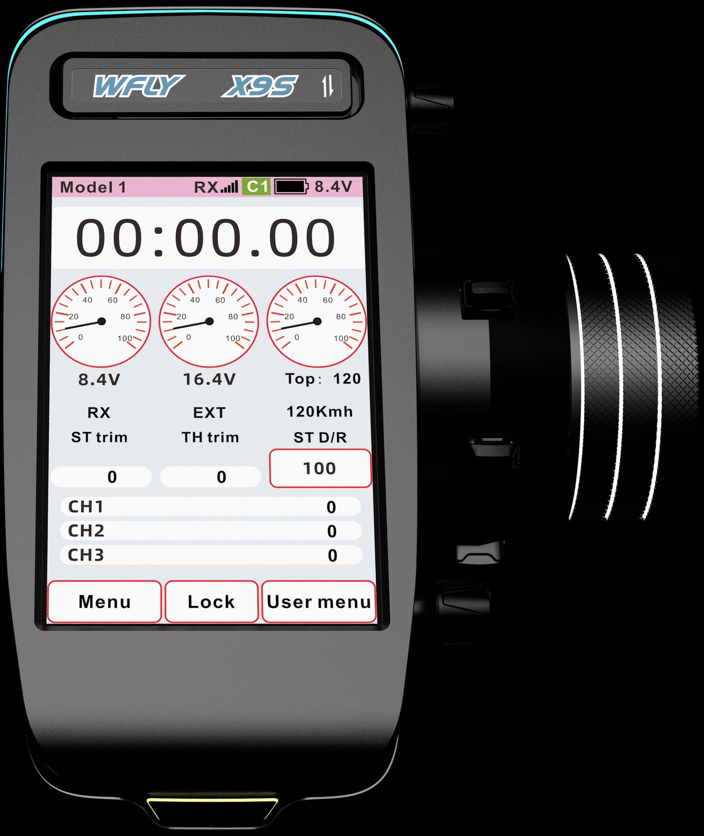 X9S 9-Channel 2.4GHz Digital Radio Set with RG209S Receiver