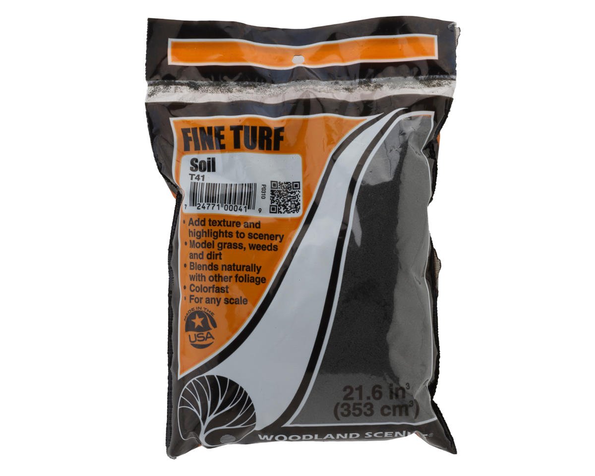 Fine Turf Bag, Soil/18 cu. in.