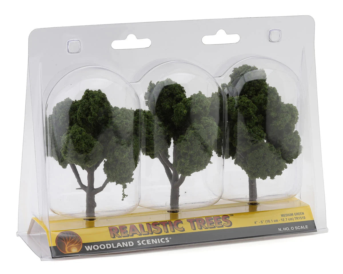 Ready-Made Tree, Medium Green 4-5" (3)