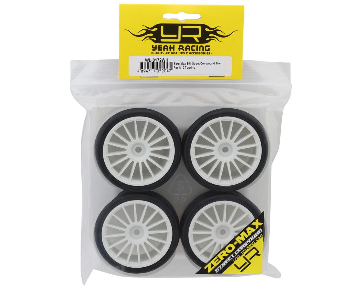 Zero-Max S01 1/10 Touring Car Pre-Mounted (x4)