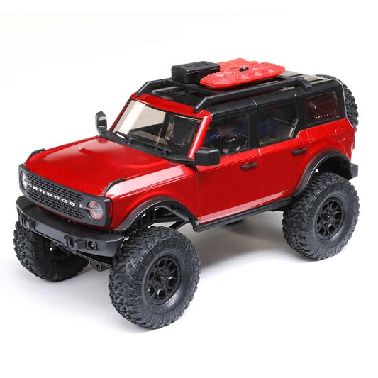 1/24 SCX24 2021 Ford Bronco 4WD Truck Brushed RTR, RED