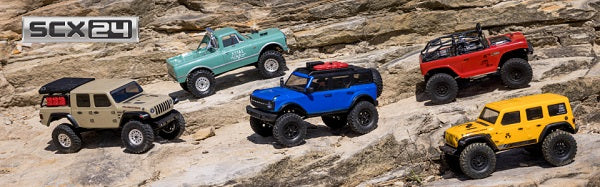 1/24 SCX24 2021 Ford Bronco 4WD Truck Brushed RTR, BLUE