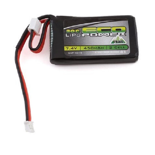 EcoPower "Trail" SCX24 2S 30C LiPo Battery w/PH2.0 Connector (7.4V/450mAh)