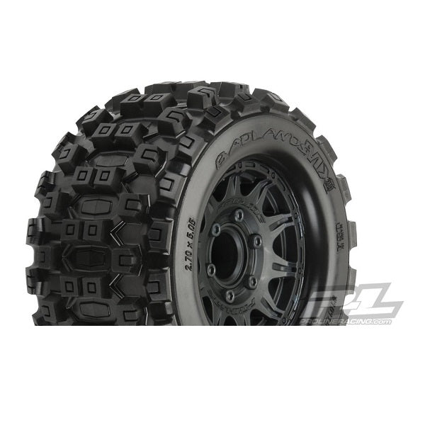 Pro-Line 1012510 Badlands MX28 2.8" MTD Raid Black