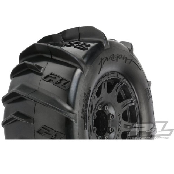 Pro-Line 1019210 Dumont 3.8" Paddle Tires 17mm Wheels