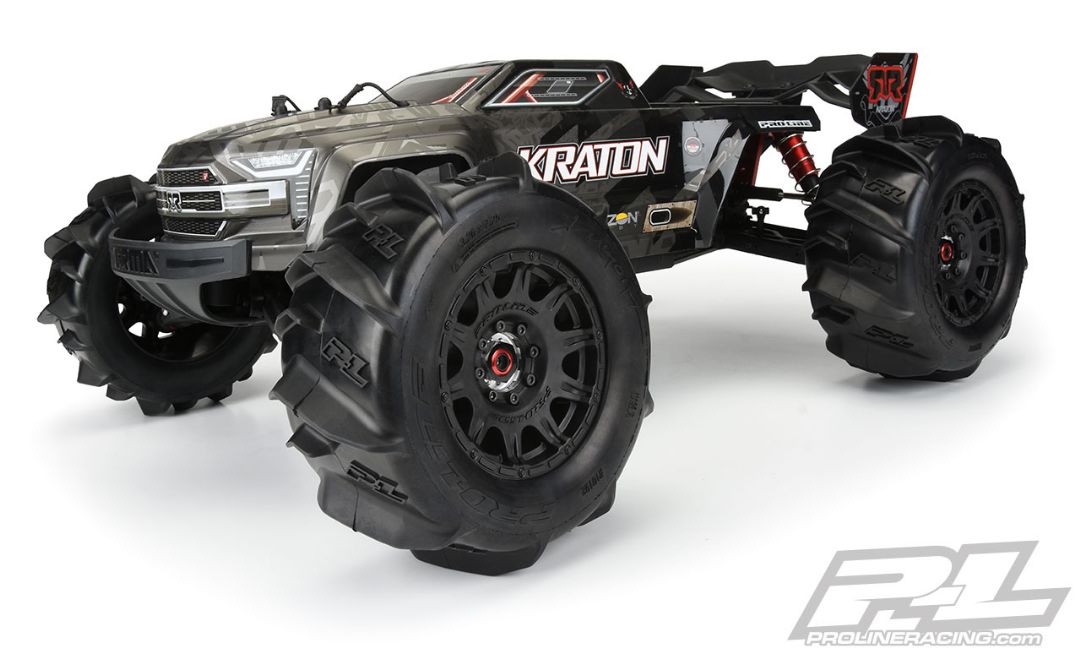 Pro-Line 1019210 Dumont 3.8" Paddle Tires 17mm Wheels