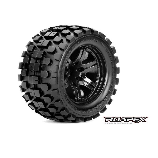 ROPR3003-B2 Rhythm 1/10 Monster Truck Tires, 1/2 Offset, 12mm Hex (1 pair)