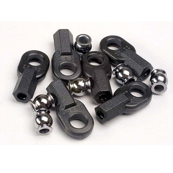 Rod ends, long (6)/ hollow ball connectors (6)