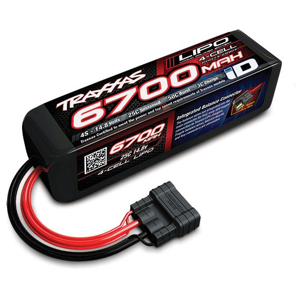 Traxxas 2890x 6700mAh 4S 14.8V 25C LiPo Soft Case