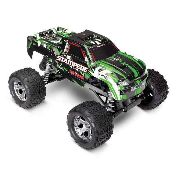 Traxxas Stampede 1/10 2wd XL-5 GREEN DC Charger RTR