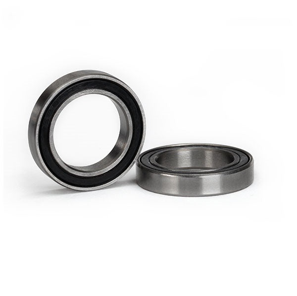 Ball bearing, black rubber sealed (15x24x5mm) (x2)