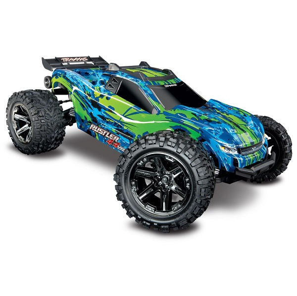TRAXXAS Rustler VXL Brushless 1/10 RTR 4x4 Stadium Truck - GREEN