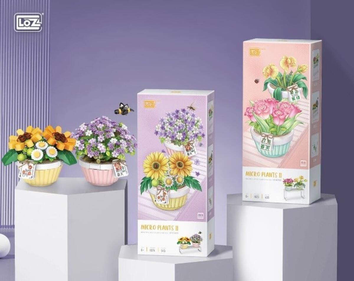 Baby's Breath & Daisy Flower Pot