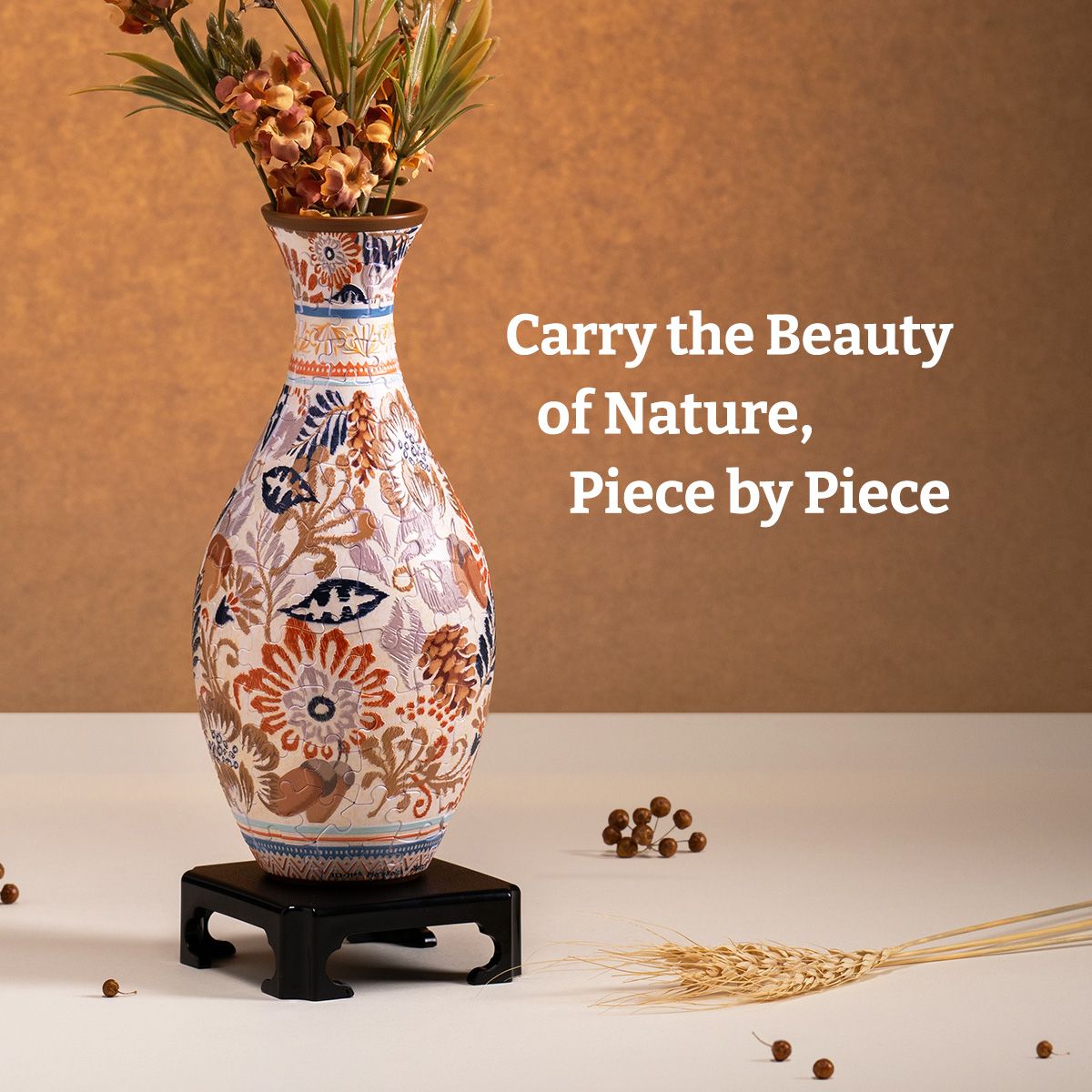 Autumn Abundance - Puzzle Vase