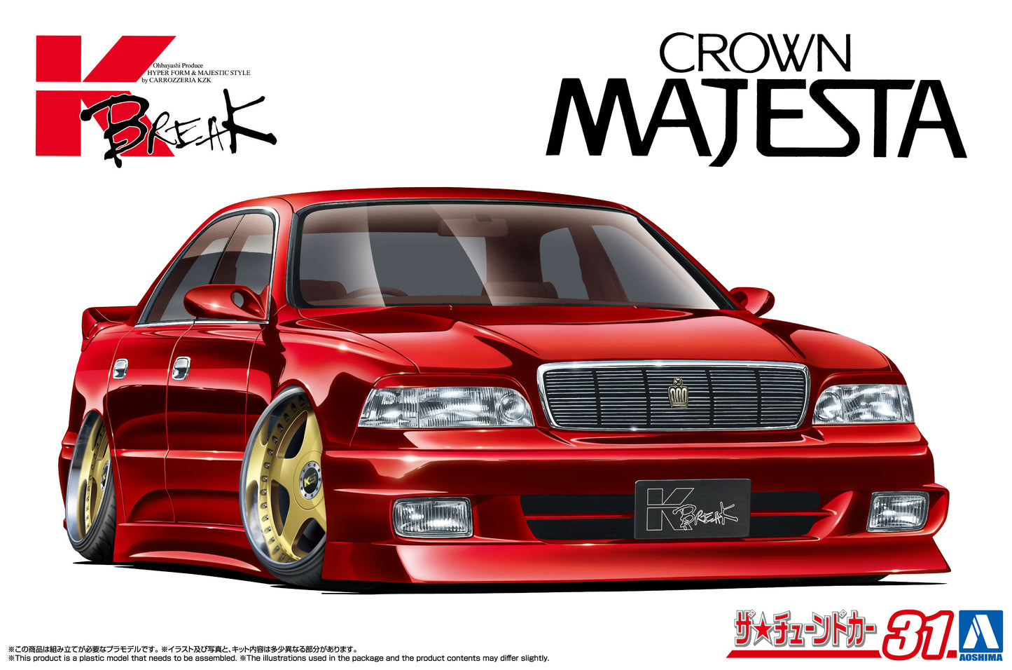 1/24 K-Break UZS141 Majesta ’91 (Toyota)