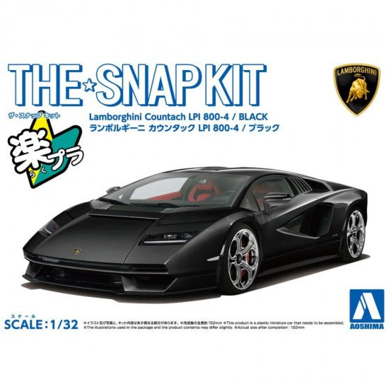 1/32 SNAP KIT Lamborghini Countach LPI 800-4(Black)