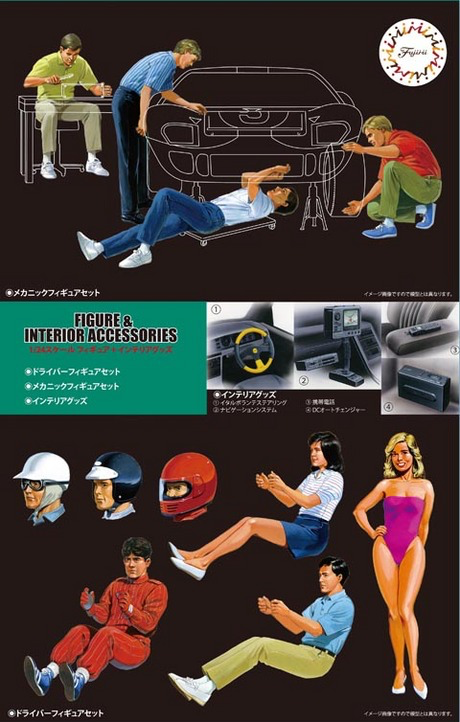 1/24 Figures and Interior Accessories