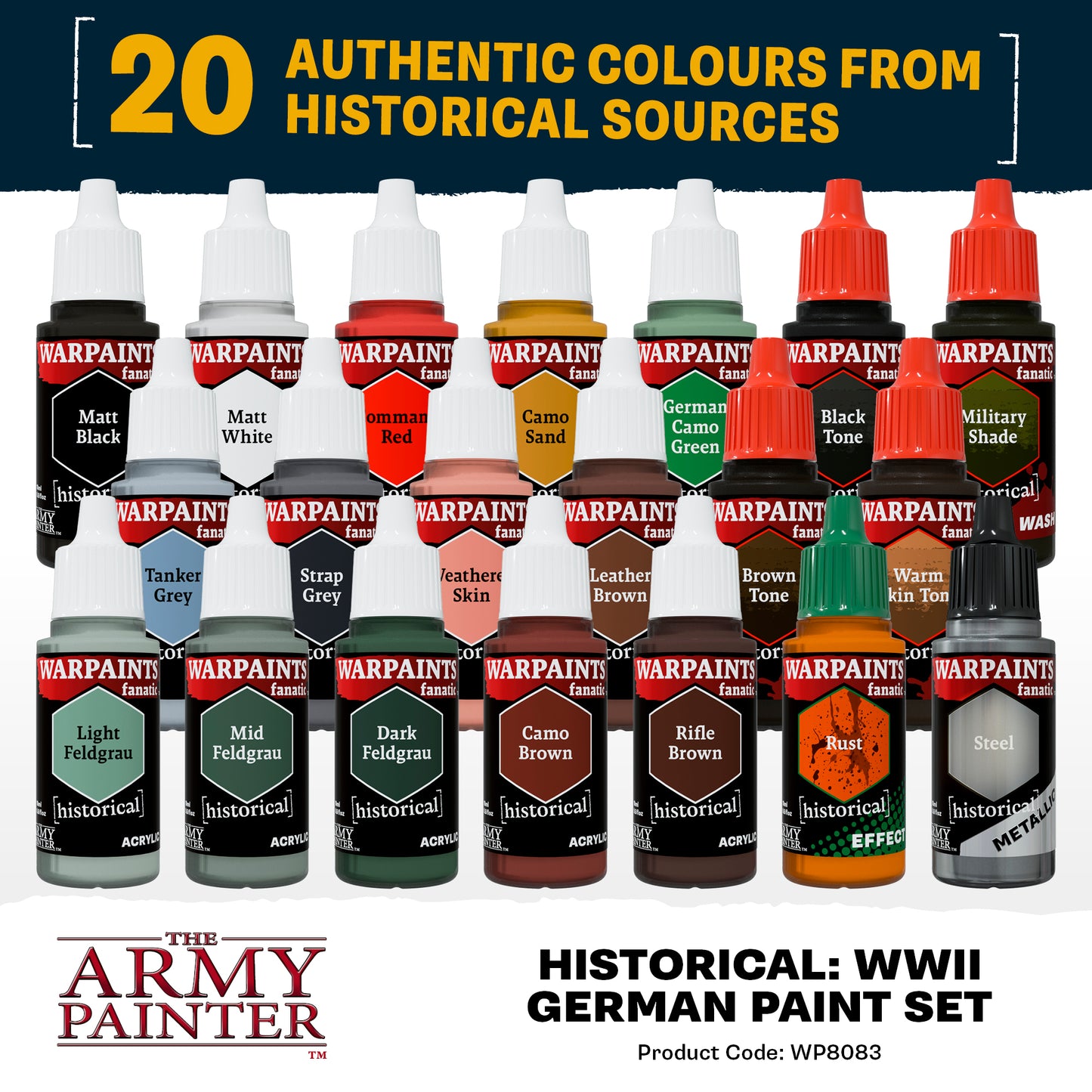 Army Painter Warpaints Historical: WWII German Set