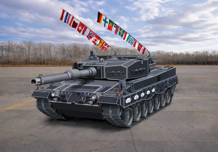 1/35 Leopard 2A4 - Special Decoration 40th Anniversay