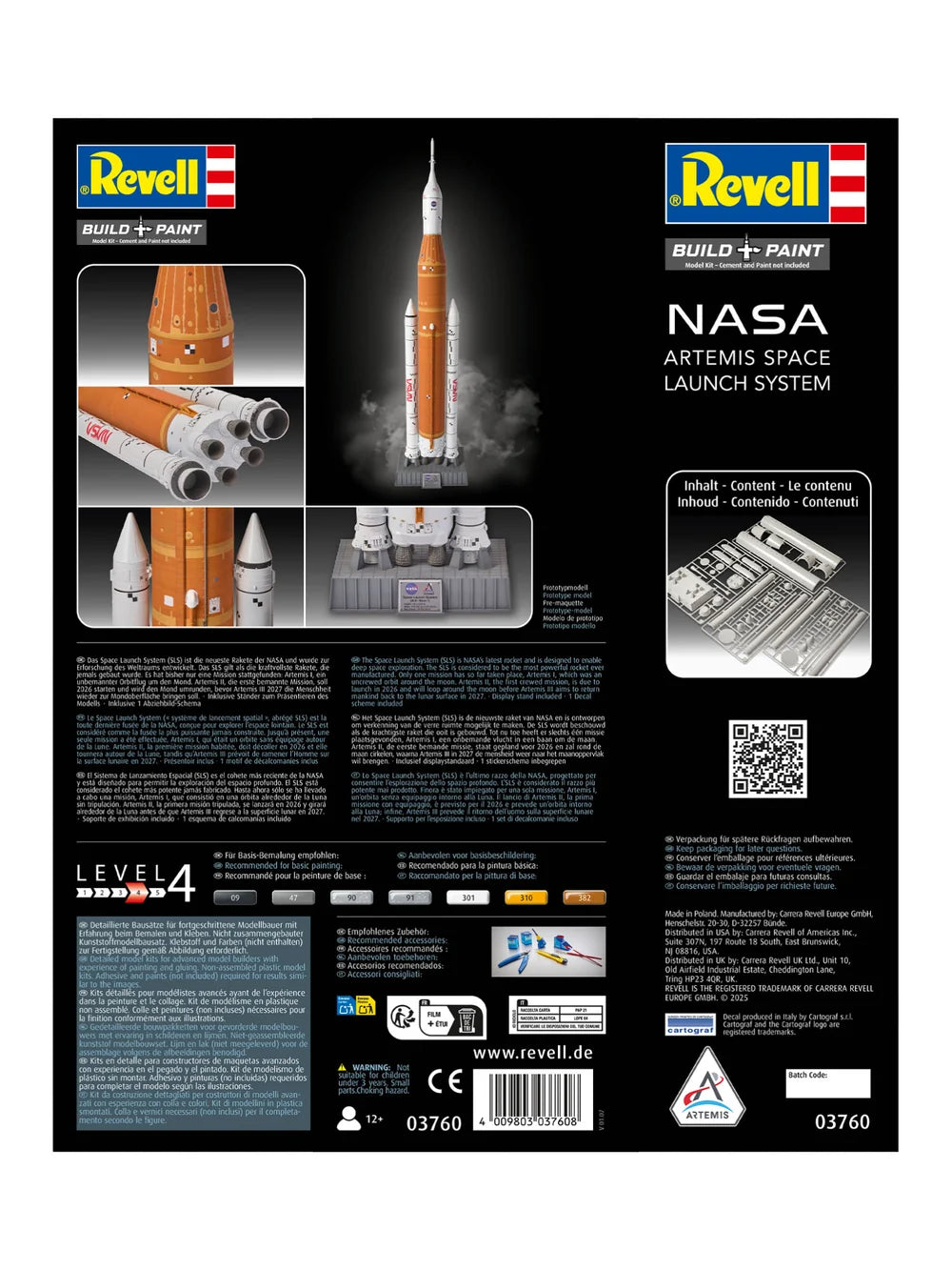 1/144 NASA Artemis Space Launch System (SLS)